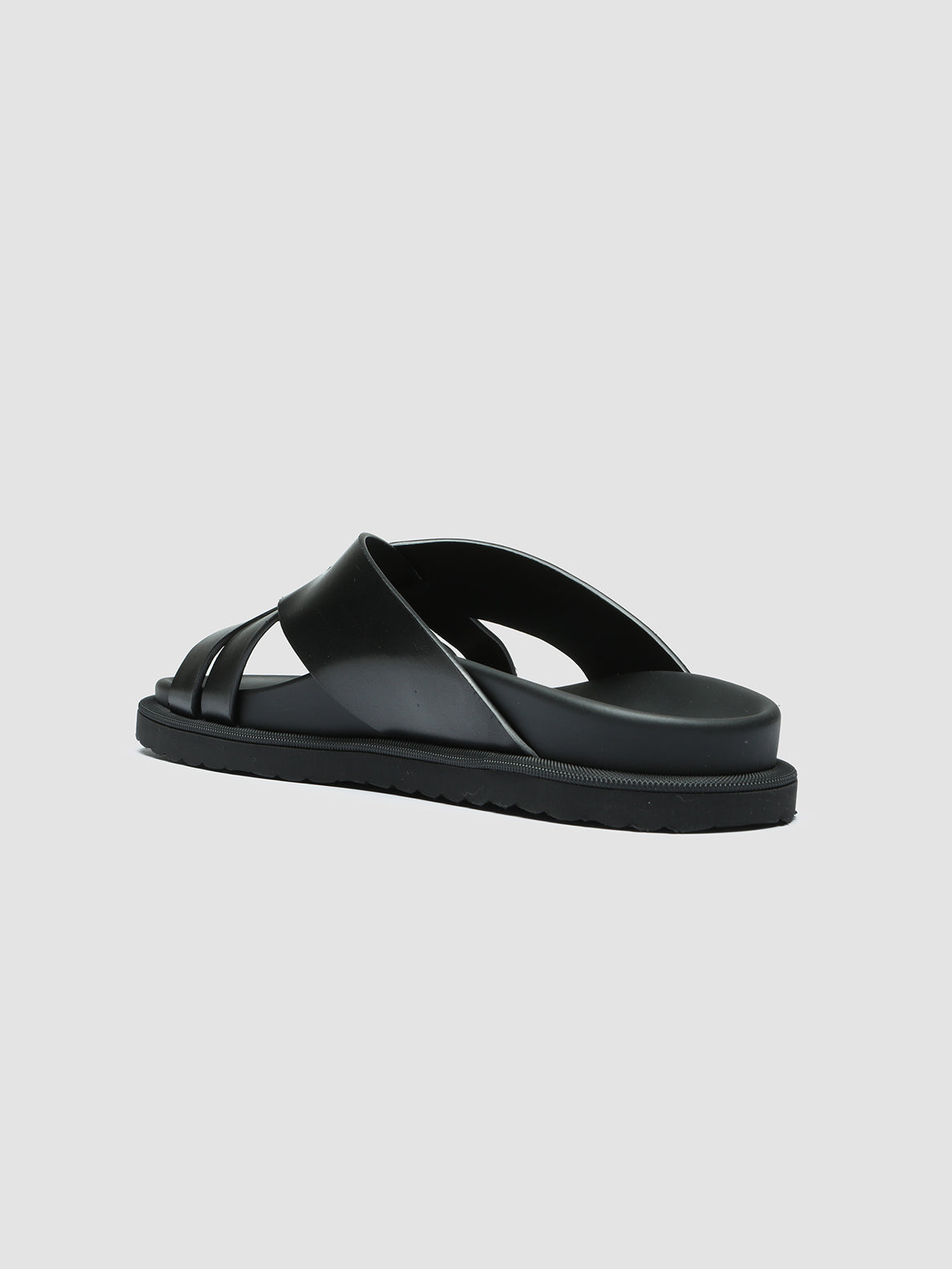 Officine Creative CHARRAT 003 Sandali in Pelle Nera Prezzo basso