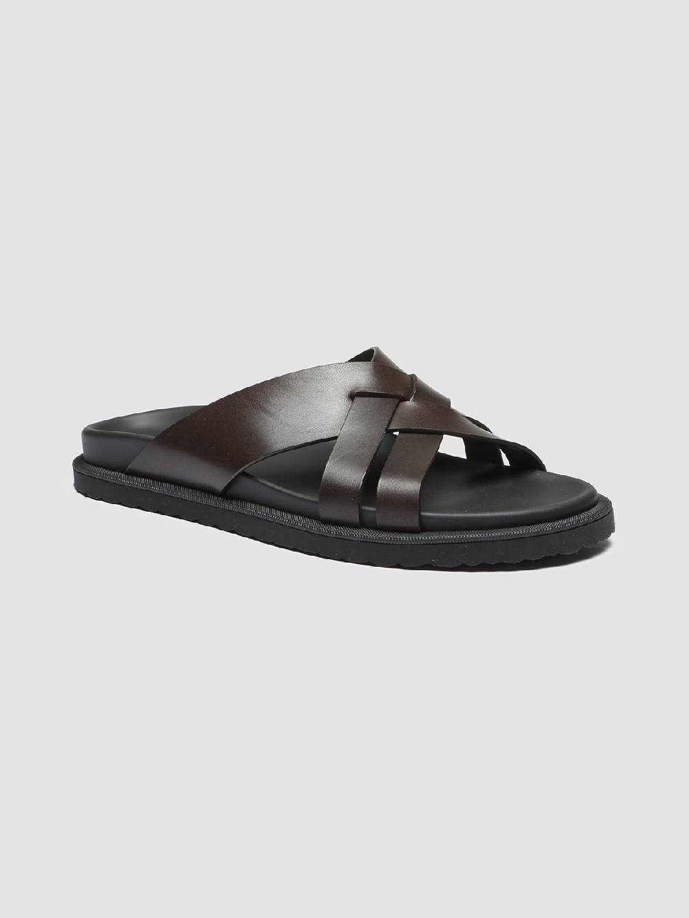 Officine Creative CHARRAT 003 Sandali in Pelle Marrone Super Saving Price
