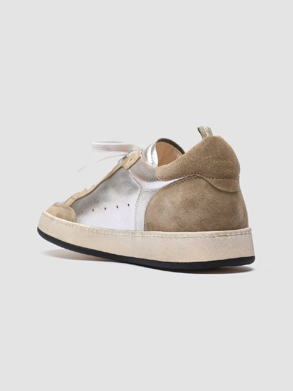 Officine Creative MAGIC 001 Sneakers in Pelle e Camoscio Bianco Offerta settimanale