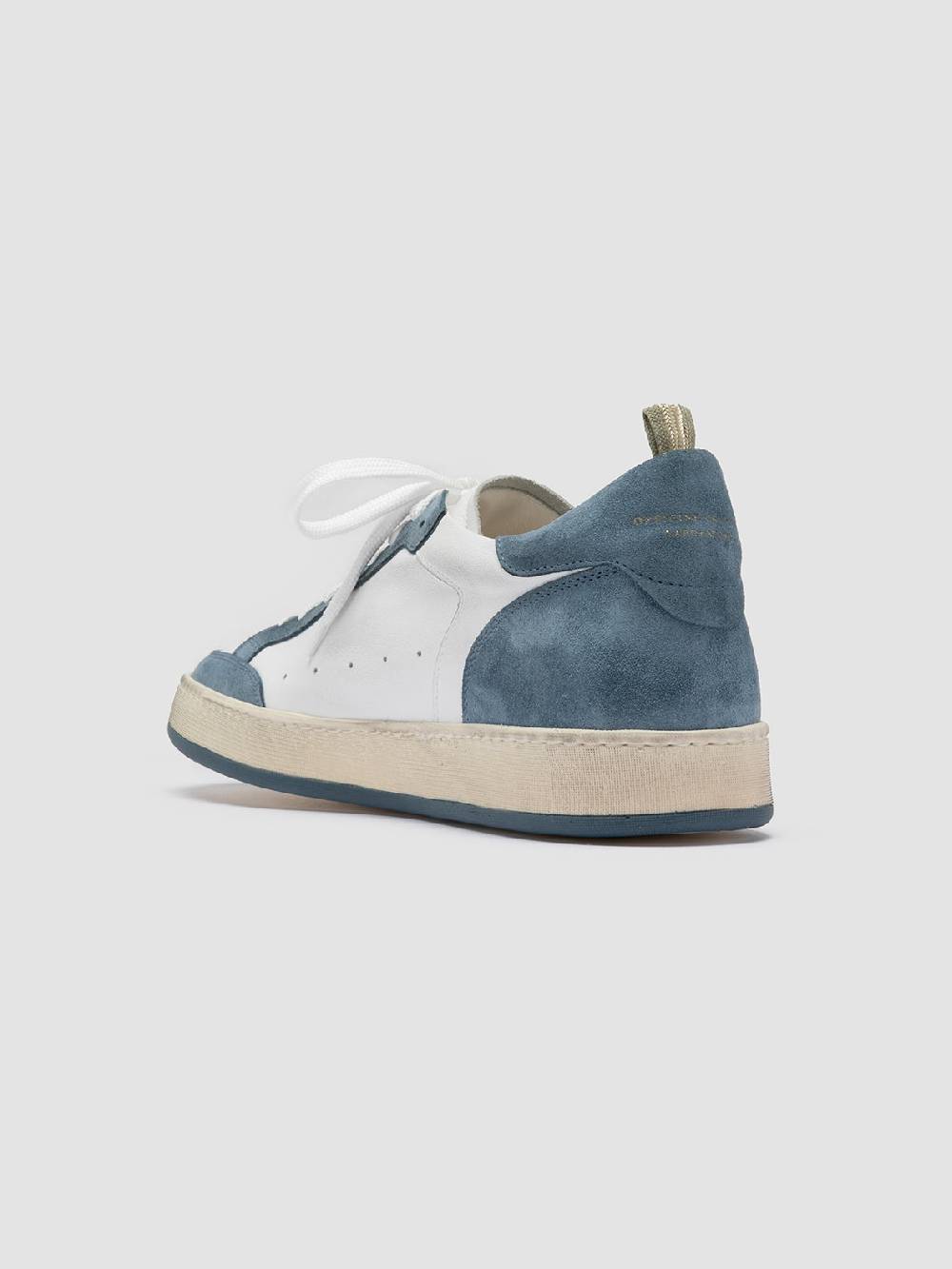 Officine Creative MAGIC 001 Sneakers Basse in Pelle e Camoscio Bianca Latest stili