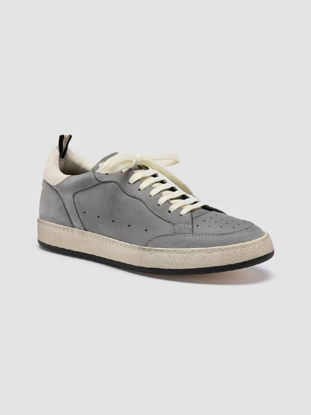 Officine Creative MAGIC 002 Sneakers Basse in Nabuk Grigio Ultimo giorno