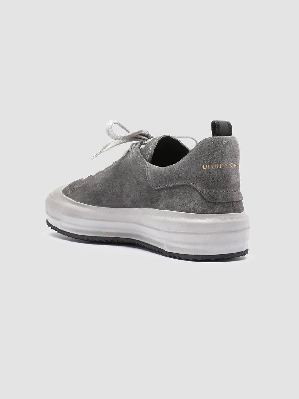 Officine Creative MES 009 Sneakers in Pelle Scamosciata Grigia Promozione temporanea
