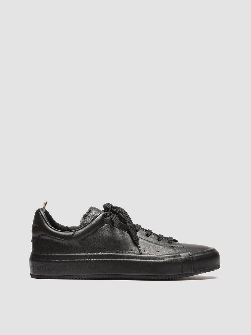 Officine Creative PRIMARY 001 Sneakers in Pelle Nera Fino al 50% di sconto