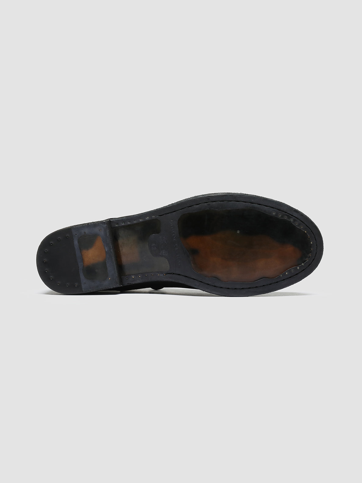 Officine Creative BUBBLE 003 Stivali in Pelle Nera con allacciatura Offerta speciale della fabbrica