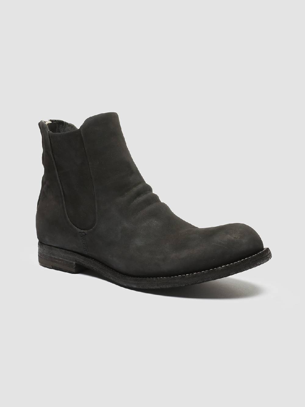Officine Creative BUBBLE 029 Stivaletti in Pelle Scamosciata Nera Sostegno trimestrale