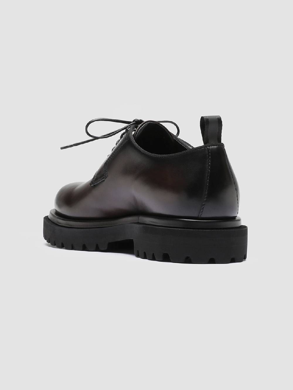 Officine Creative EVENTUAL 001 Derby in Pelle Marrone Discount Store per i nuovi prodotti
