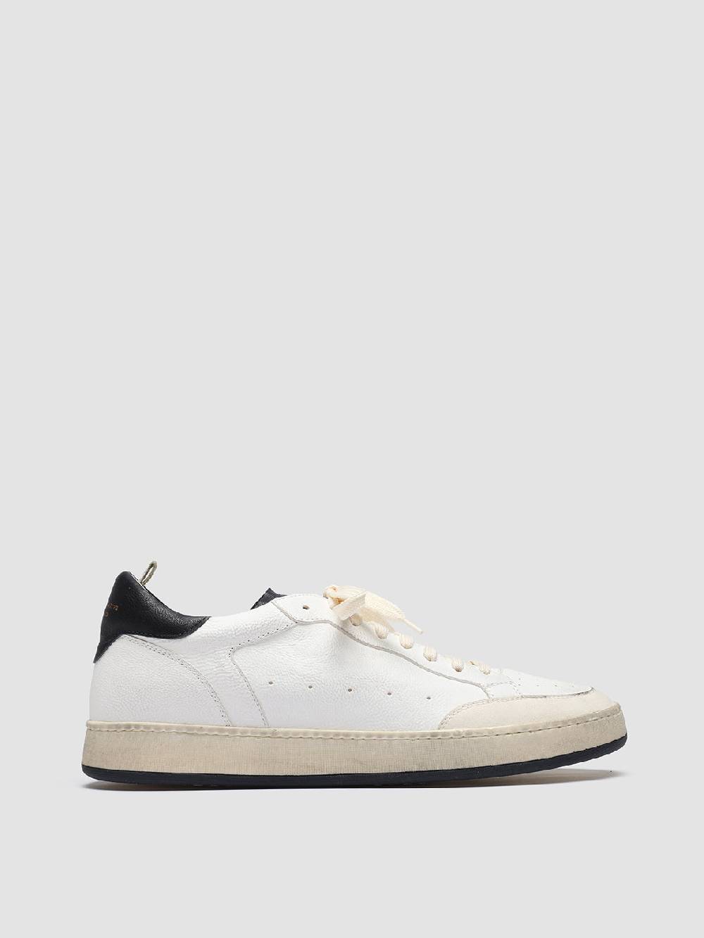 Officine Creative MAGIC 001 Sneakers in Pelle e Camoscio Bianco Officina