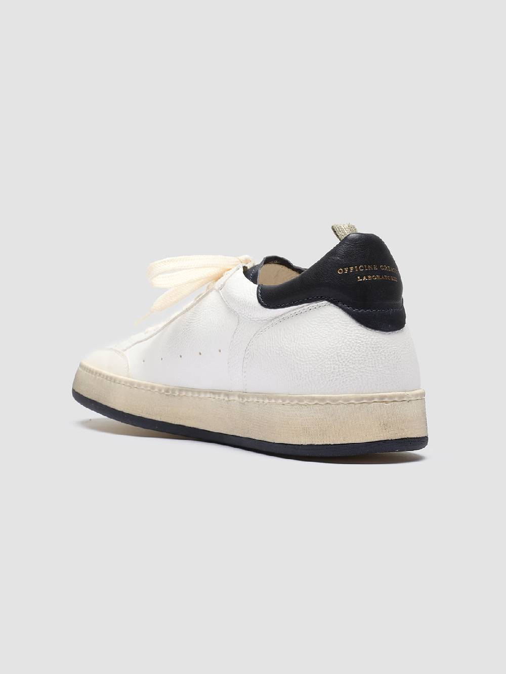 Officine Creative MAGIC 001 Sneakers in Pelle e Camoscio Bianco Officina