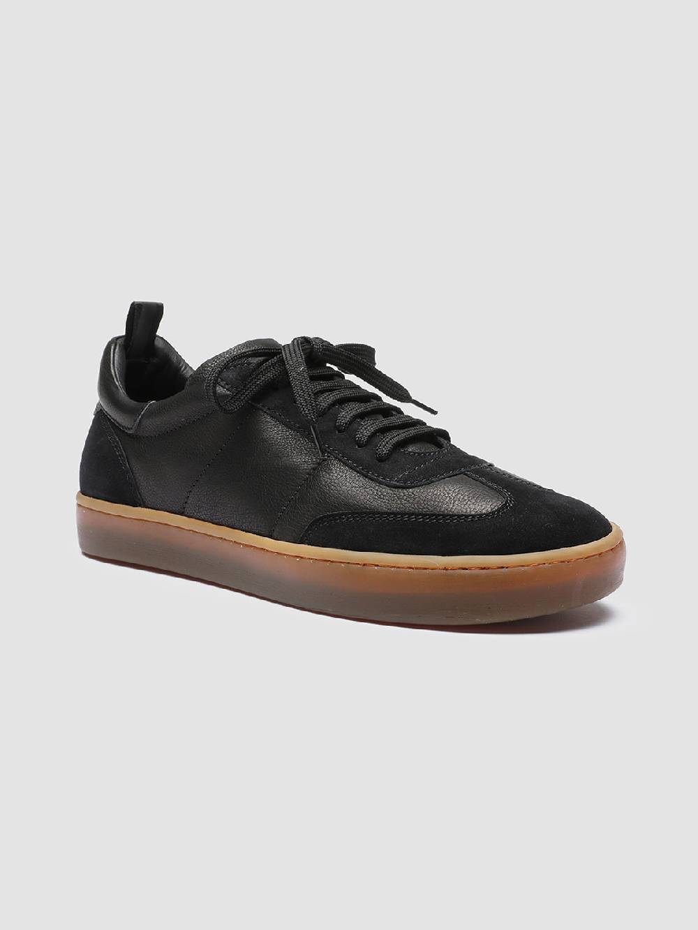 Officine Creative KOMBINED 001 Sneakers in Pelle Nera con Suola in Lattice Limitato a 3 giorni