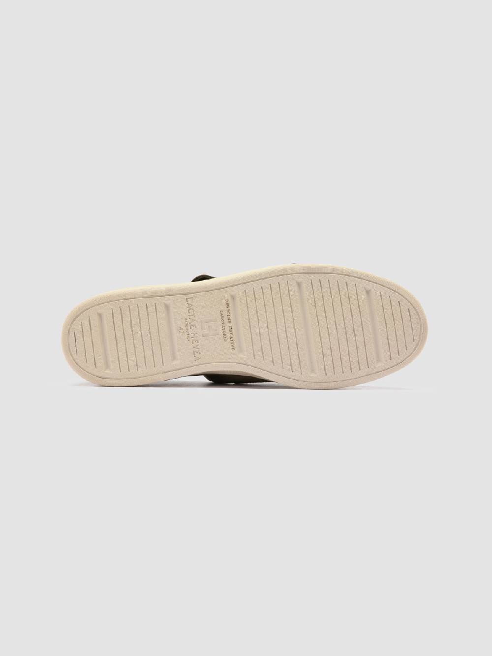 Officine Creative HERBIE 005 Sneaker Basse in Pelle Verde Duty-free
