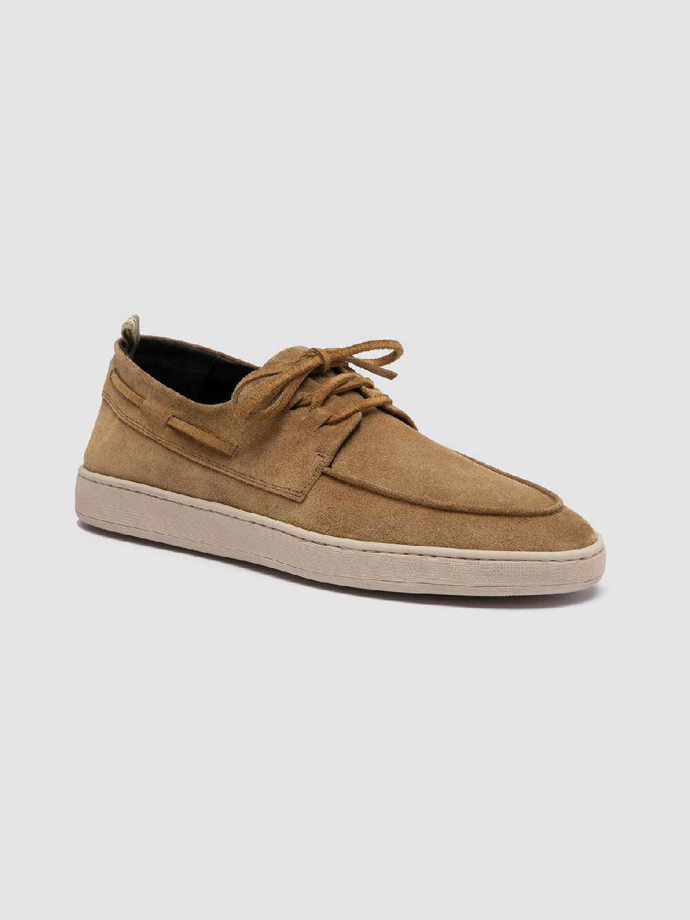Officine Creative HERBIE 009 Sneaker Basse in Pelle Scamosciata Tortora 50% di sconto per tempo limitato