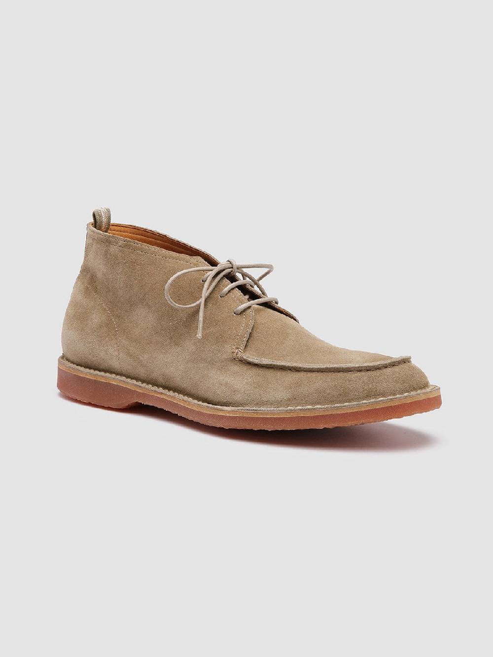 Officine Creative KENT 002 Stivaletti in Pelle Scamosciata Tortora 2025