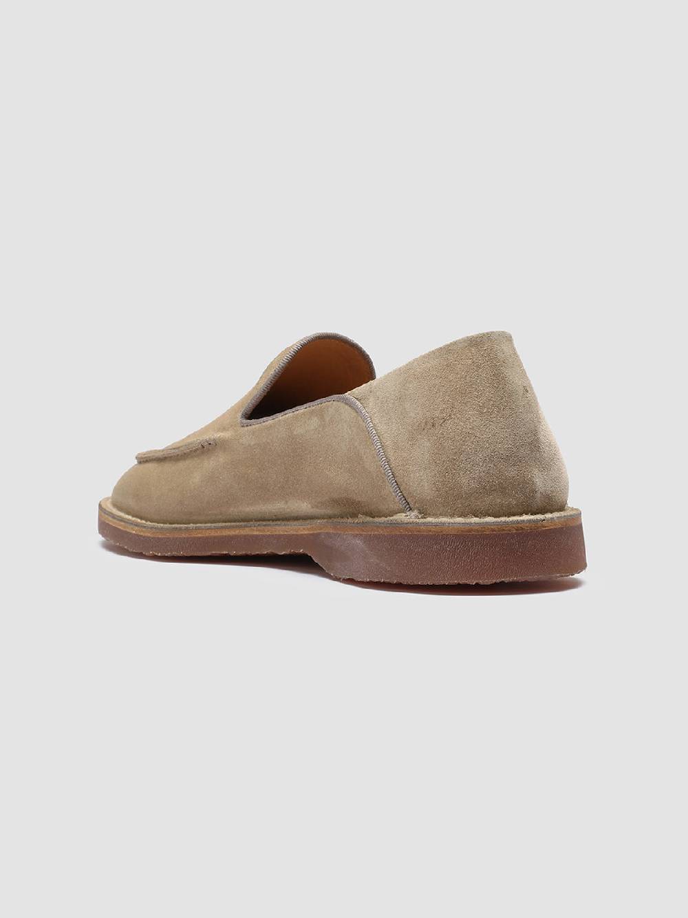 Officine Creative KENT 007 Mocassini in Pelle Scamosciata Marrone Nuovo
