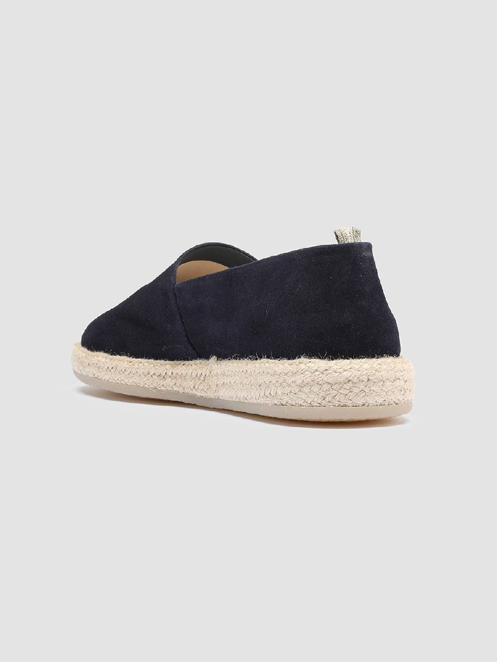 Officine Creative ROPED 001 Mocassini in Camoscio Blu Vendita