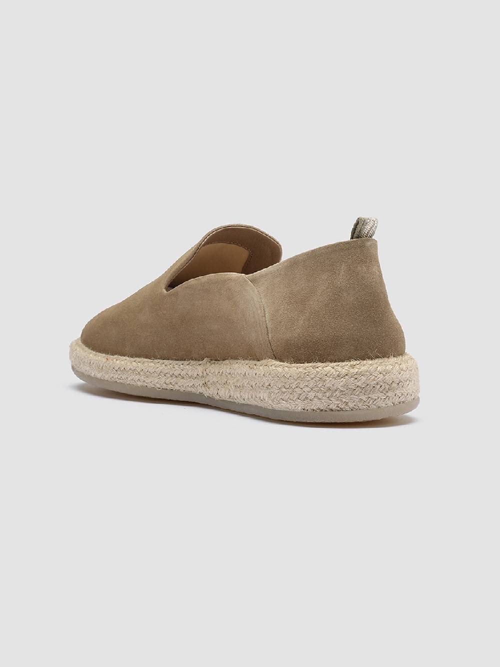 Officine Creative ROPED 002 Slip-on in Pelle Scamosciata Marrone Spedizione Gratuita
