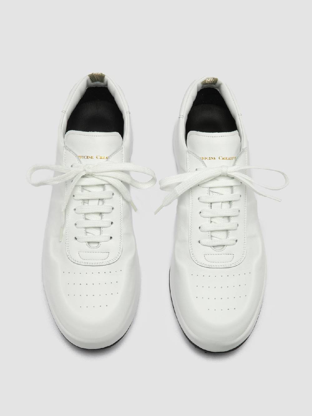 Officine Creative ACE 010 Sneakers in Pelle Bianca Negozi Online