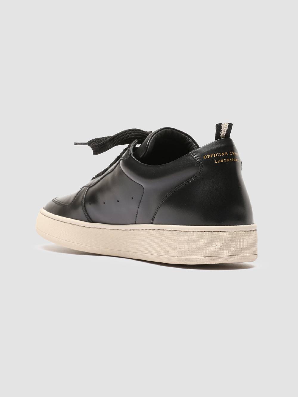 Officine Creative ASSET 001 Sneakers in Pelle Nera Acquista Ora