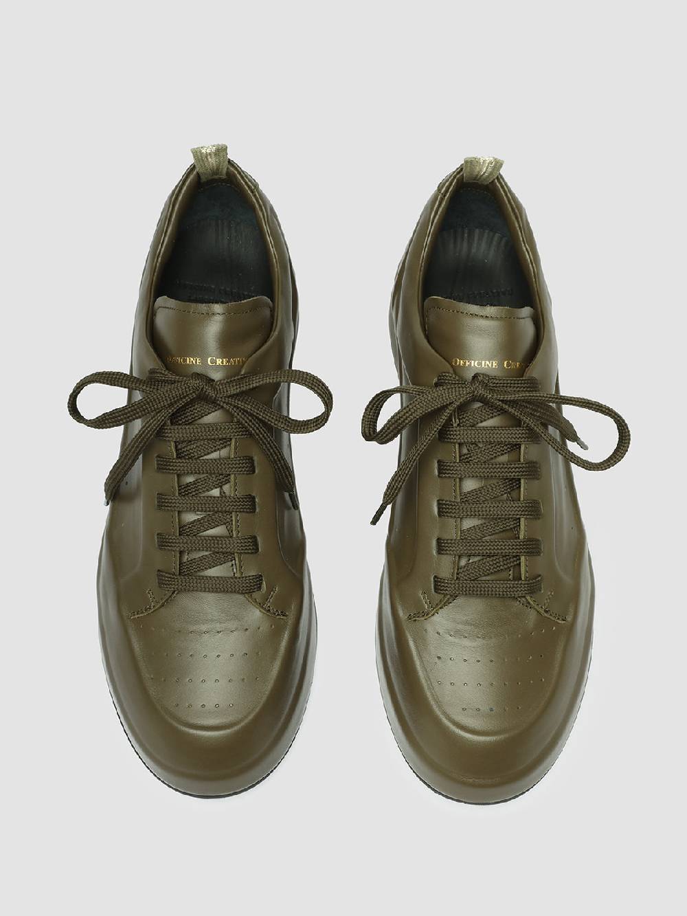 Officine Creative ACE 016 Sneaker in Pelle Verde Consegna Veloce