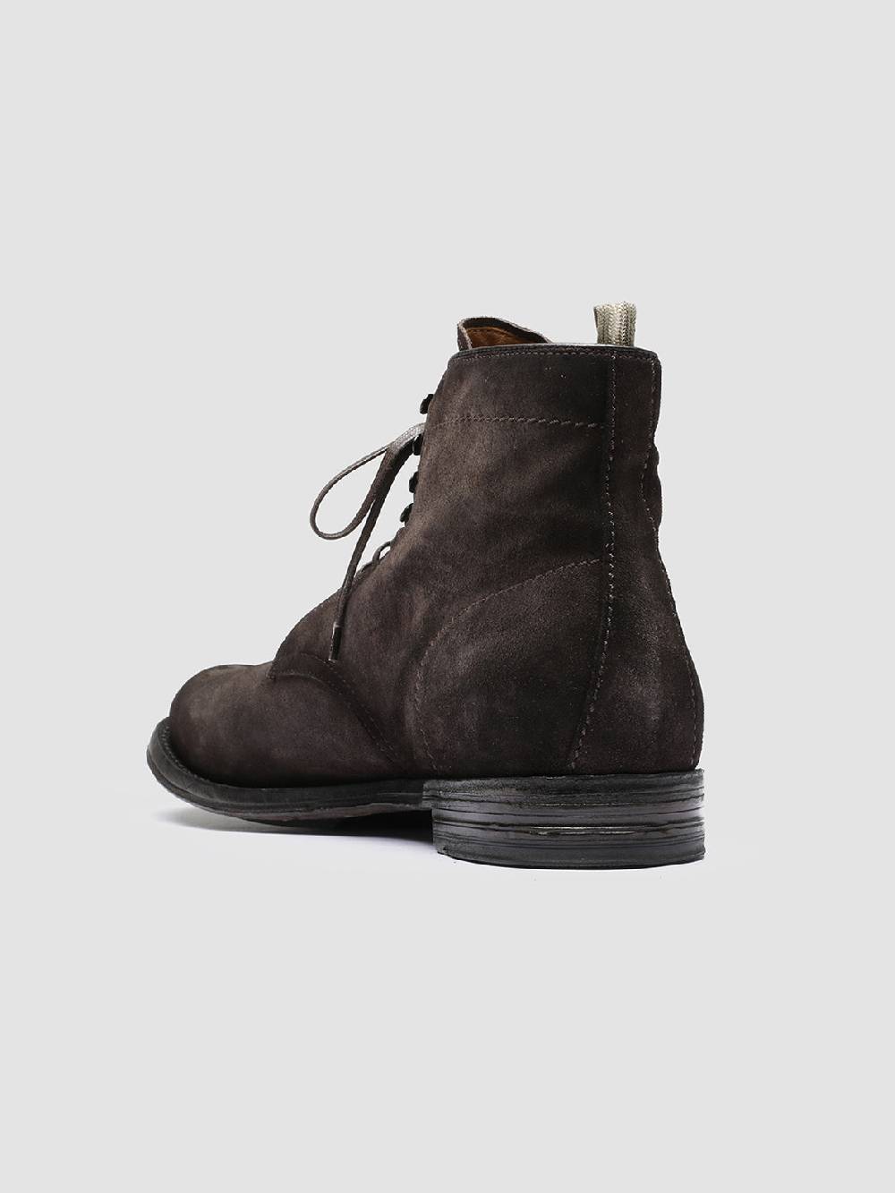 Officine Creative ANATOMIA 013 Stivaletti in Pelle Scamosciata Marrone Promozione Limitata