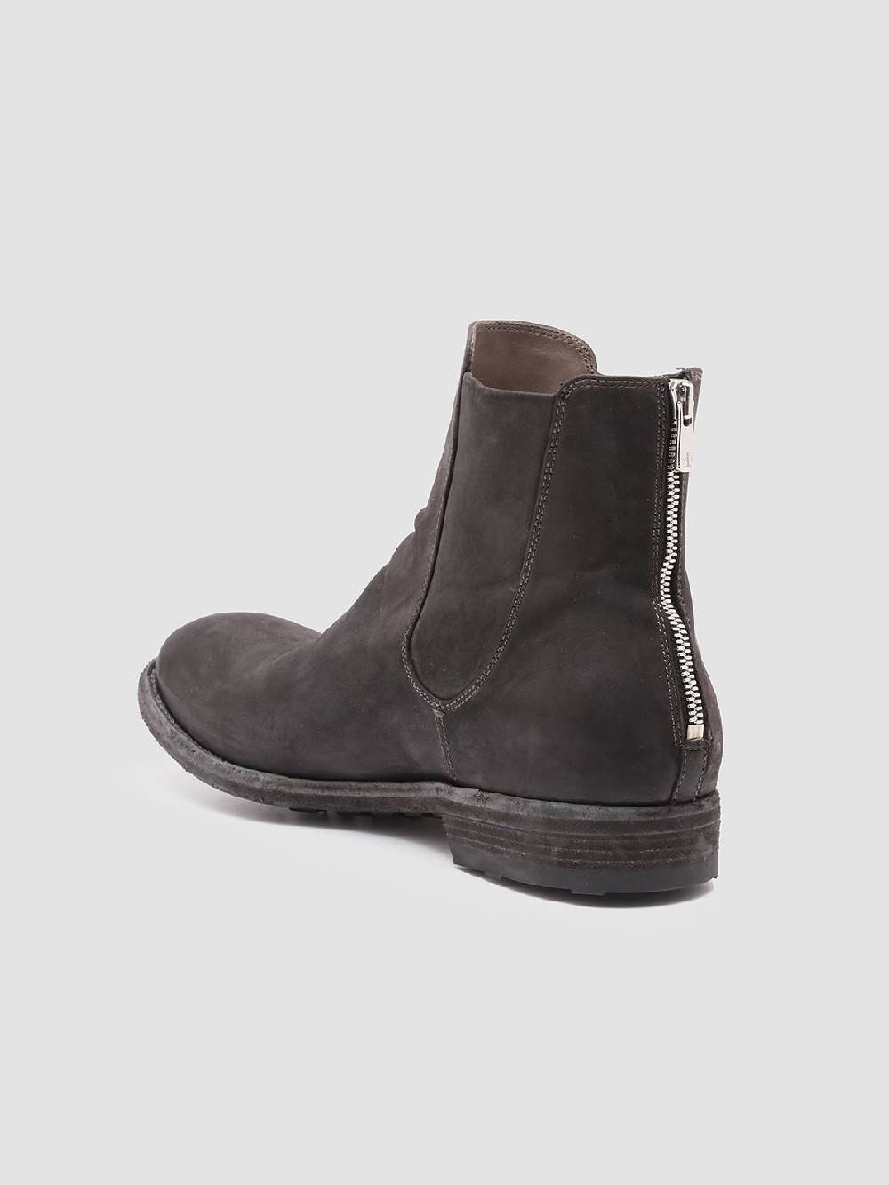 Officine Creative ARBUS 021 Stivaletti Chelsea in Pelle Grigia Fino Al -60%