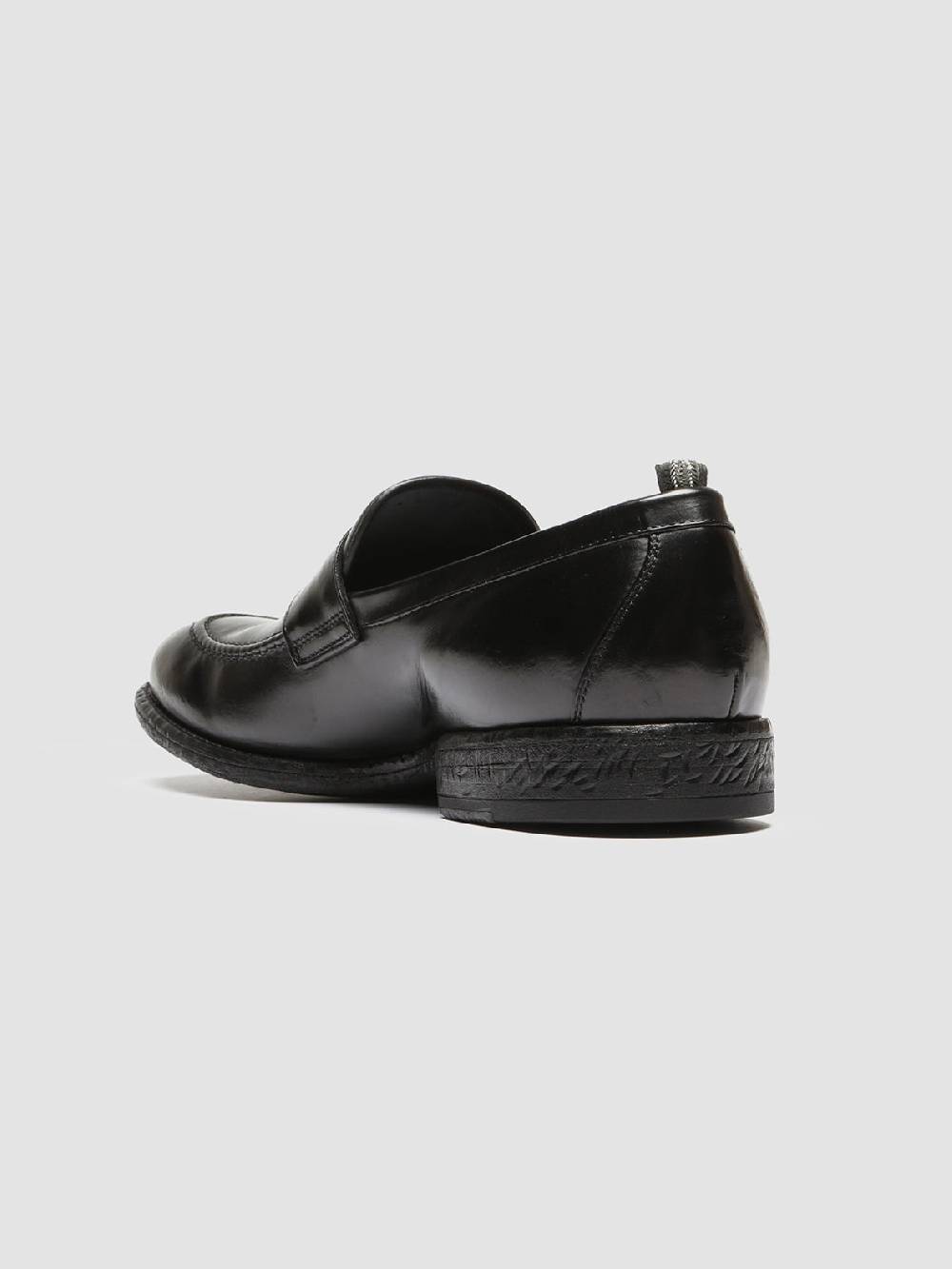 Officine Creative EMORY 024 Mocassini in Pelle Nera Shopping Online