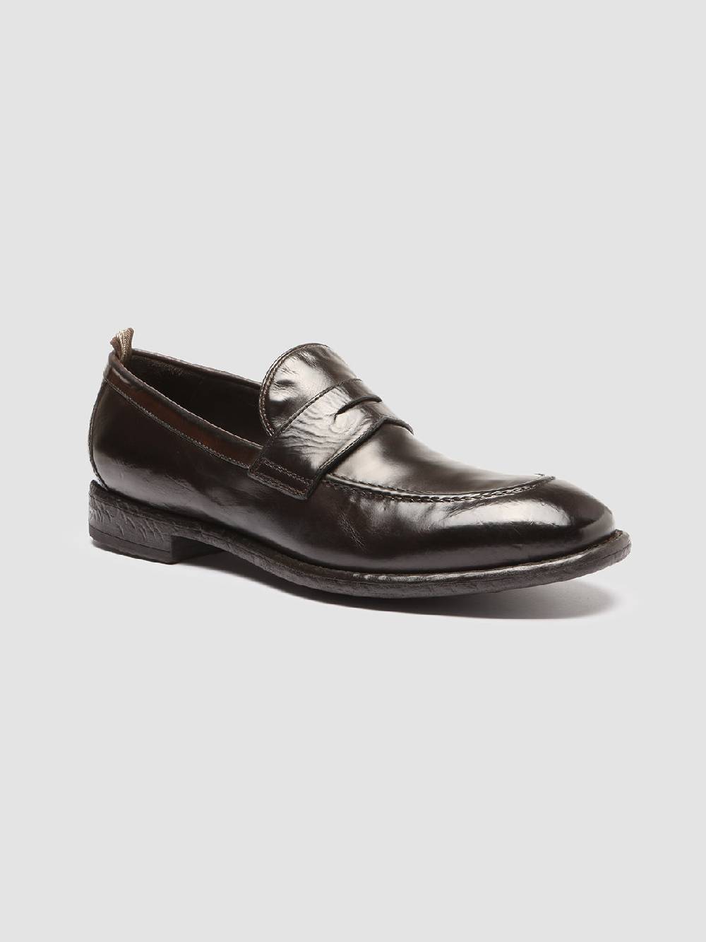 Officine Creative EMORY 024 Mocassini in Pelle Marrone Affare Del Giorno