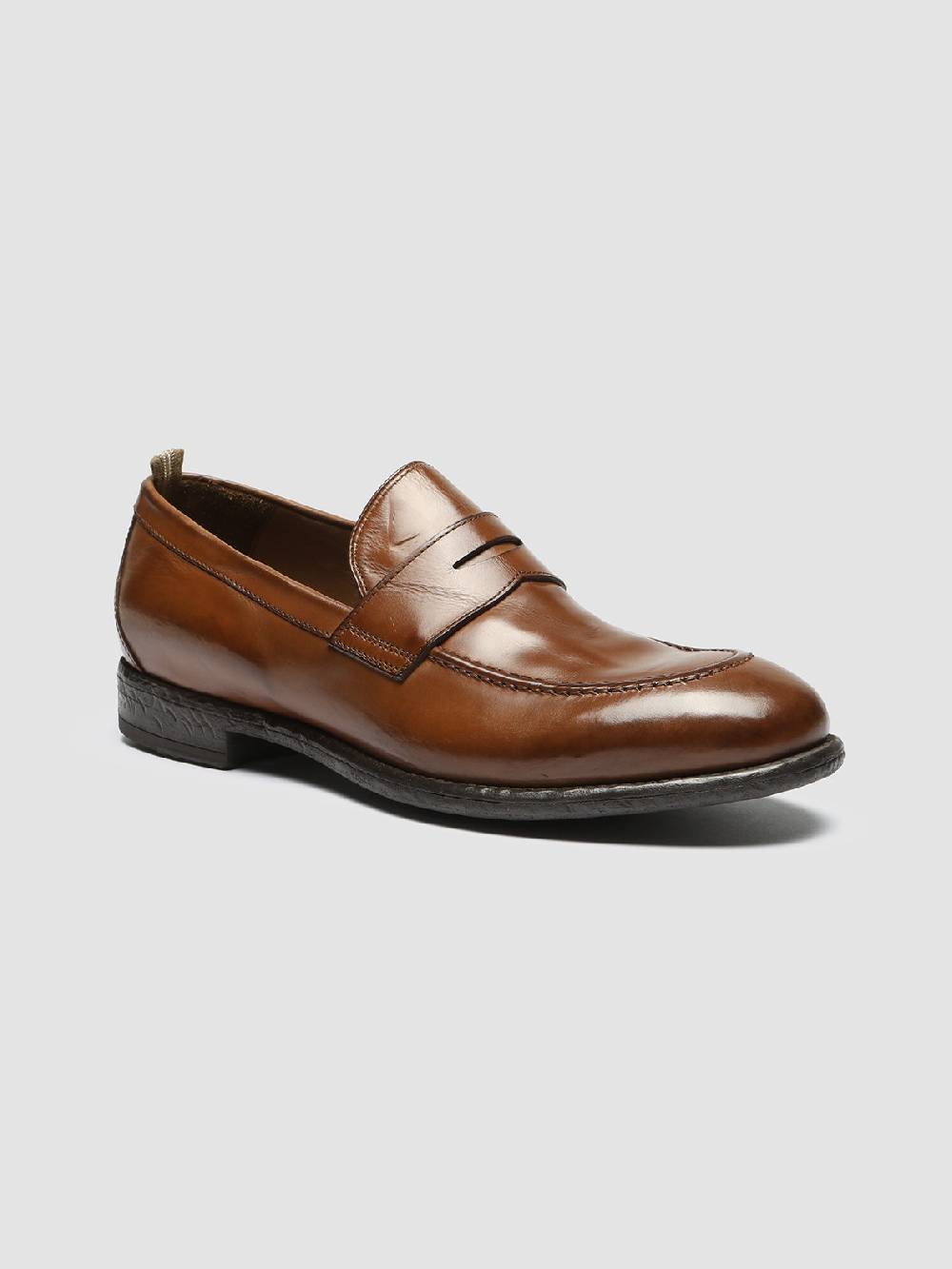 Officine Creative EMORY 024 Mocassini in Pelle Marrone Prezzo Ridotto