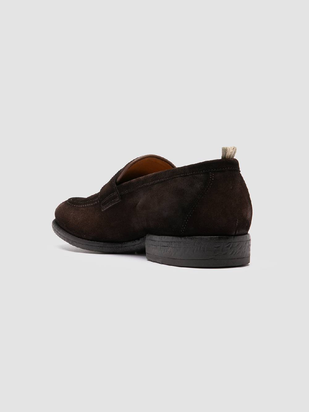Officine Creative EMORY 024 Mocassini in Pelle Scamosciata Marrone Convenienza