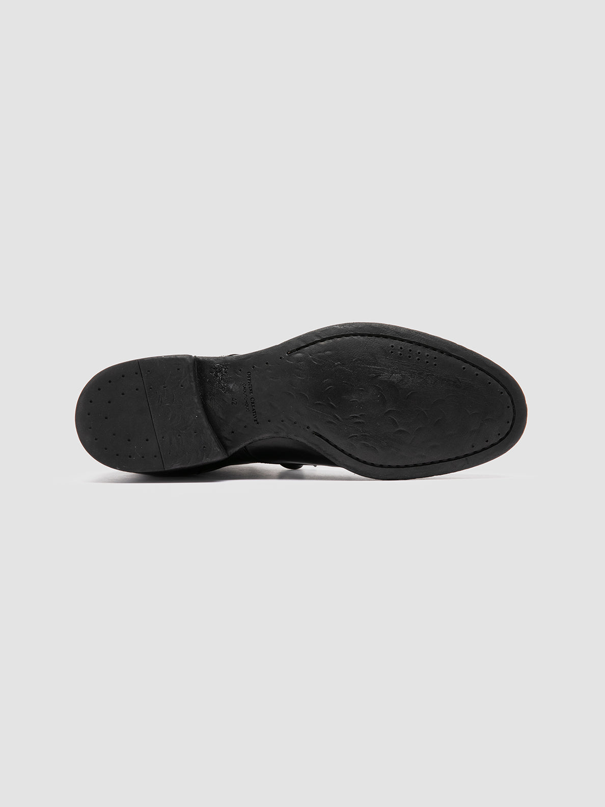 Officine Creative EMORY CAOU 014 Stivali Neri in Pelle Presa