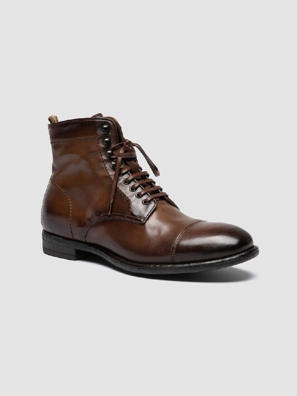 Officine Creative EMORY CAOU 014 Stivali Marrone Chiaro in Pelle Offerta