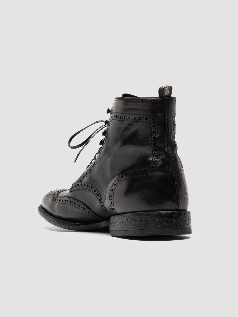 Officine Creative EMORY CAOU 016 Stivali Neri in Pelle Economico