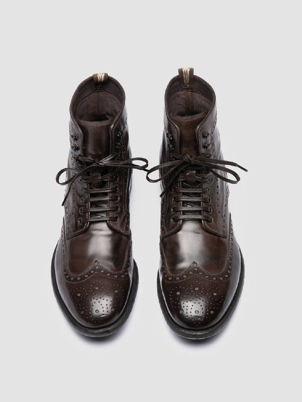 Officine Creative EMORY CAOU 014 Stivali Marrone Scuro in Pelle Online
