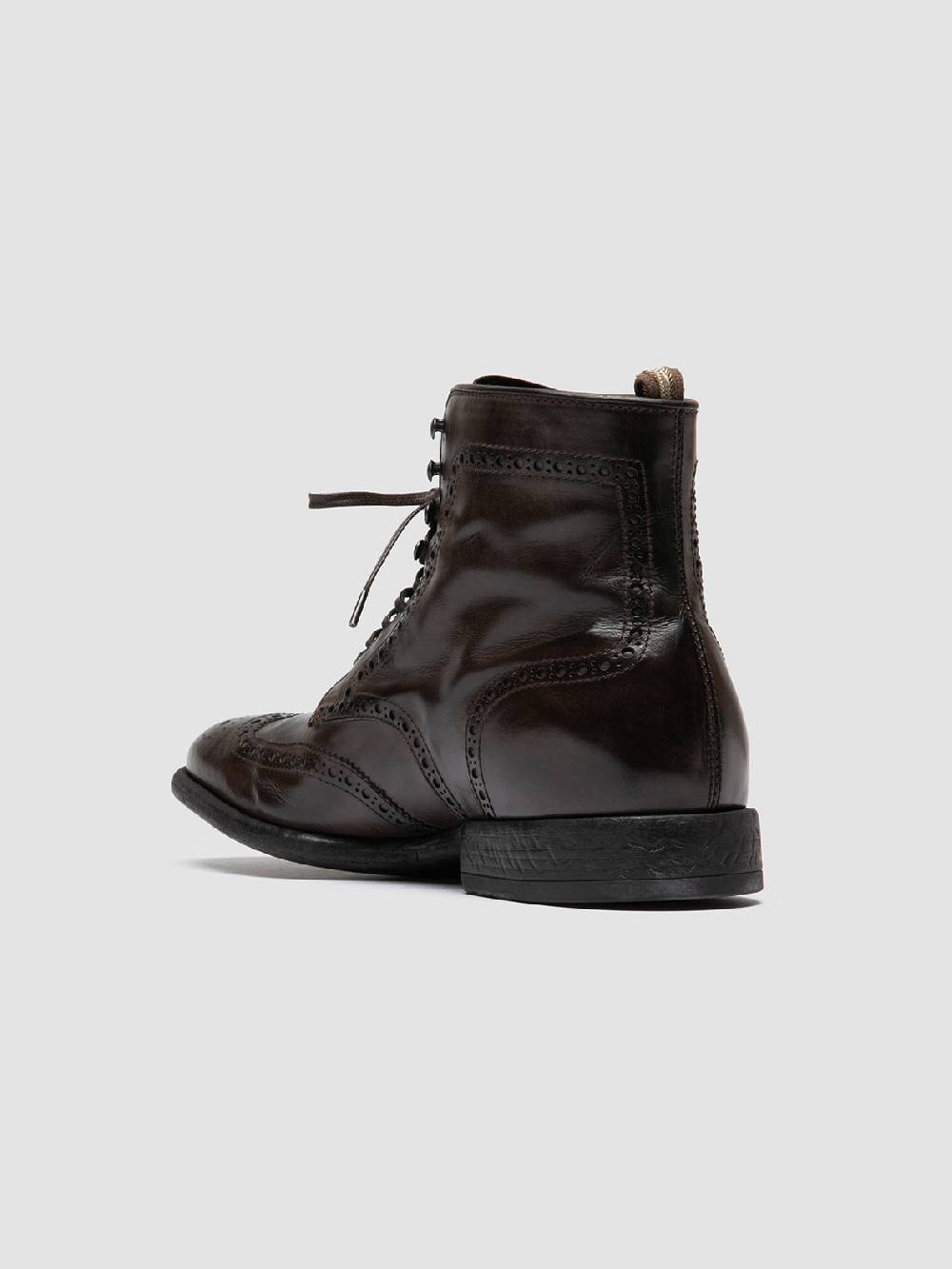 Officine Creative EMORY CAOU 014 Stivali Marrone Scuro in Pelle Online