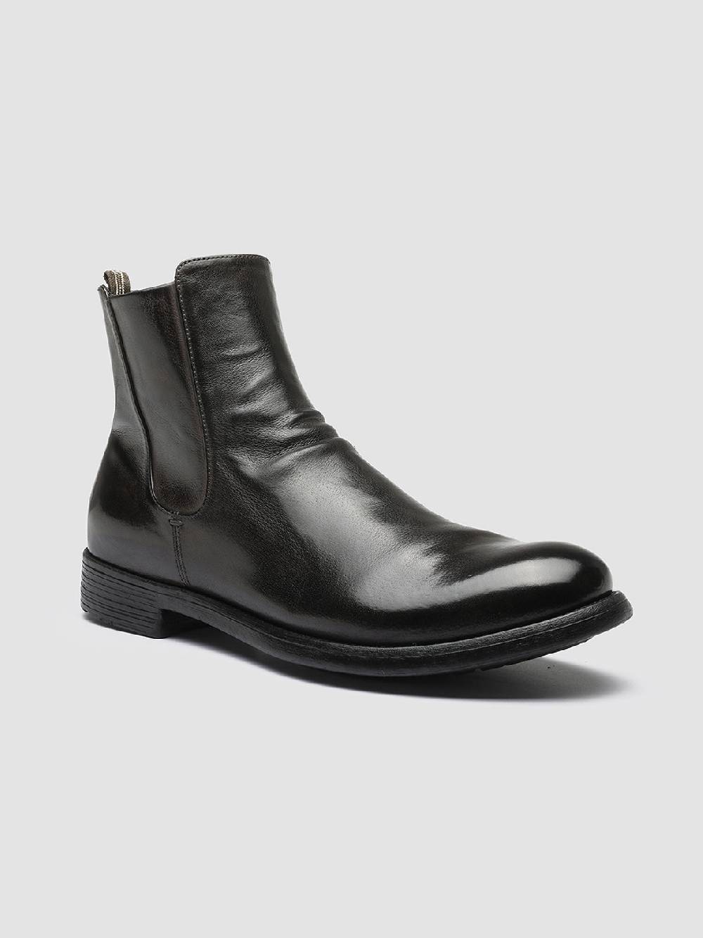 Officine Creative HIVE 036 Stivaletti in Pelle Grigia Outlet