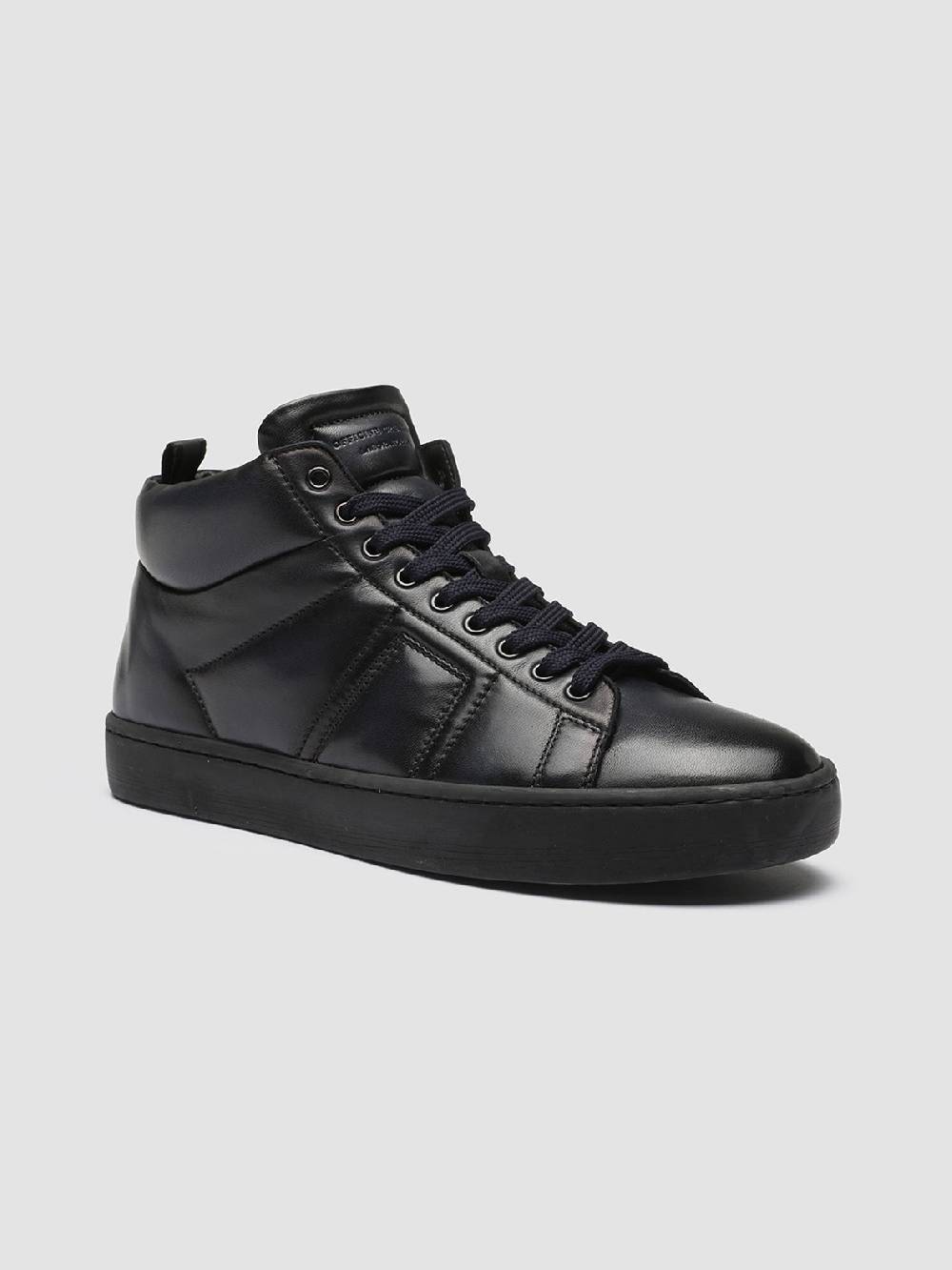 Officine Creative KILIM 002 Sneaker in Pelle Blu Saldi