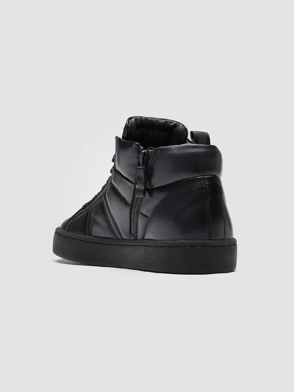 Officine Creative KILIM 002 Sneaker in Pelle Blu Saldi