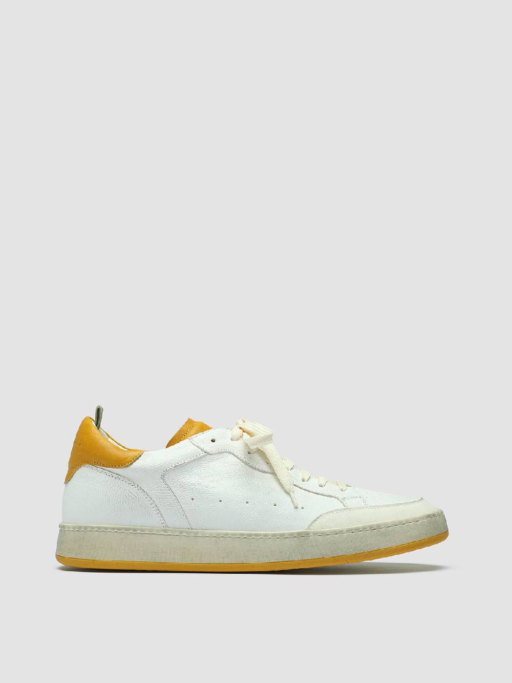 Officine Creative MAGIC 001 Sneakers in Pelle e Camoscio Bianco I Più Venduti