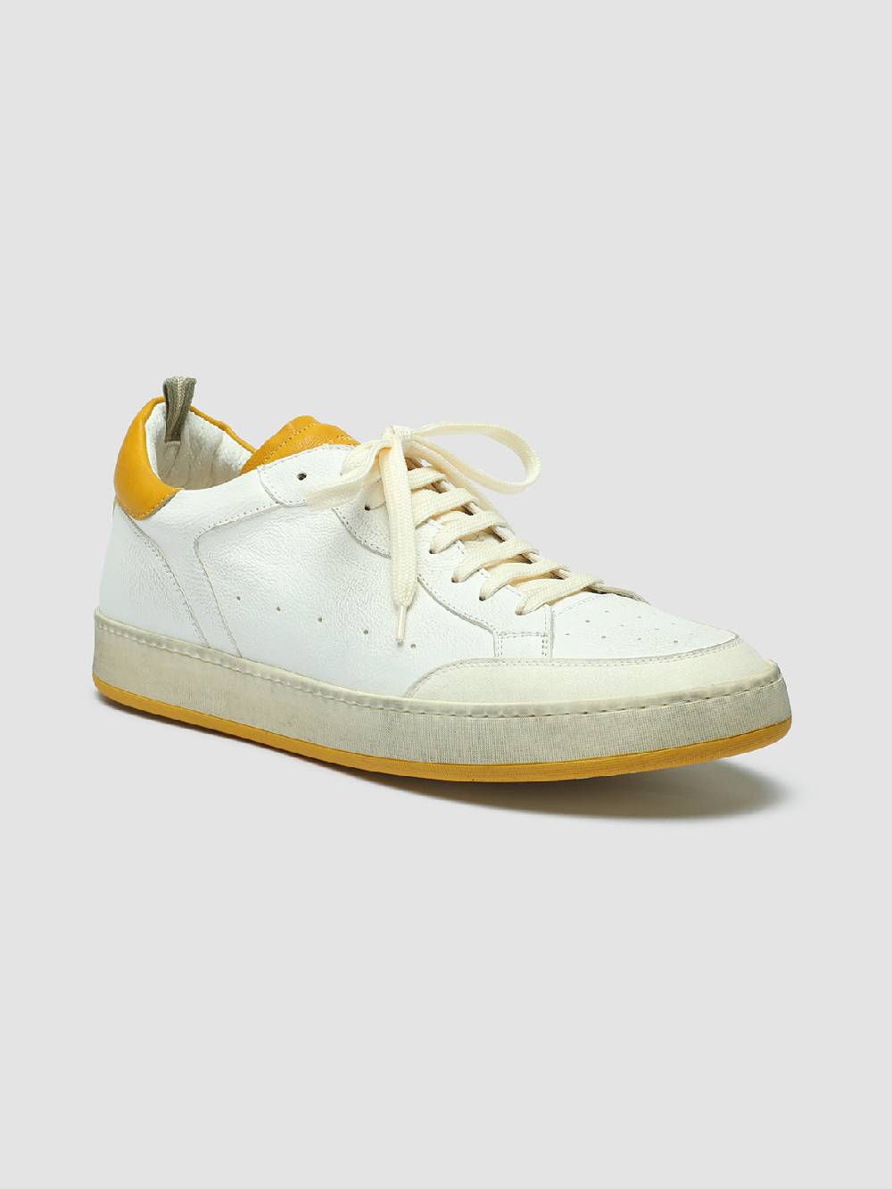 Officine Creative MAGIC 001 Sneakers in Pelle e Camoscio Bianco I Più Venduti