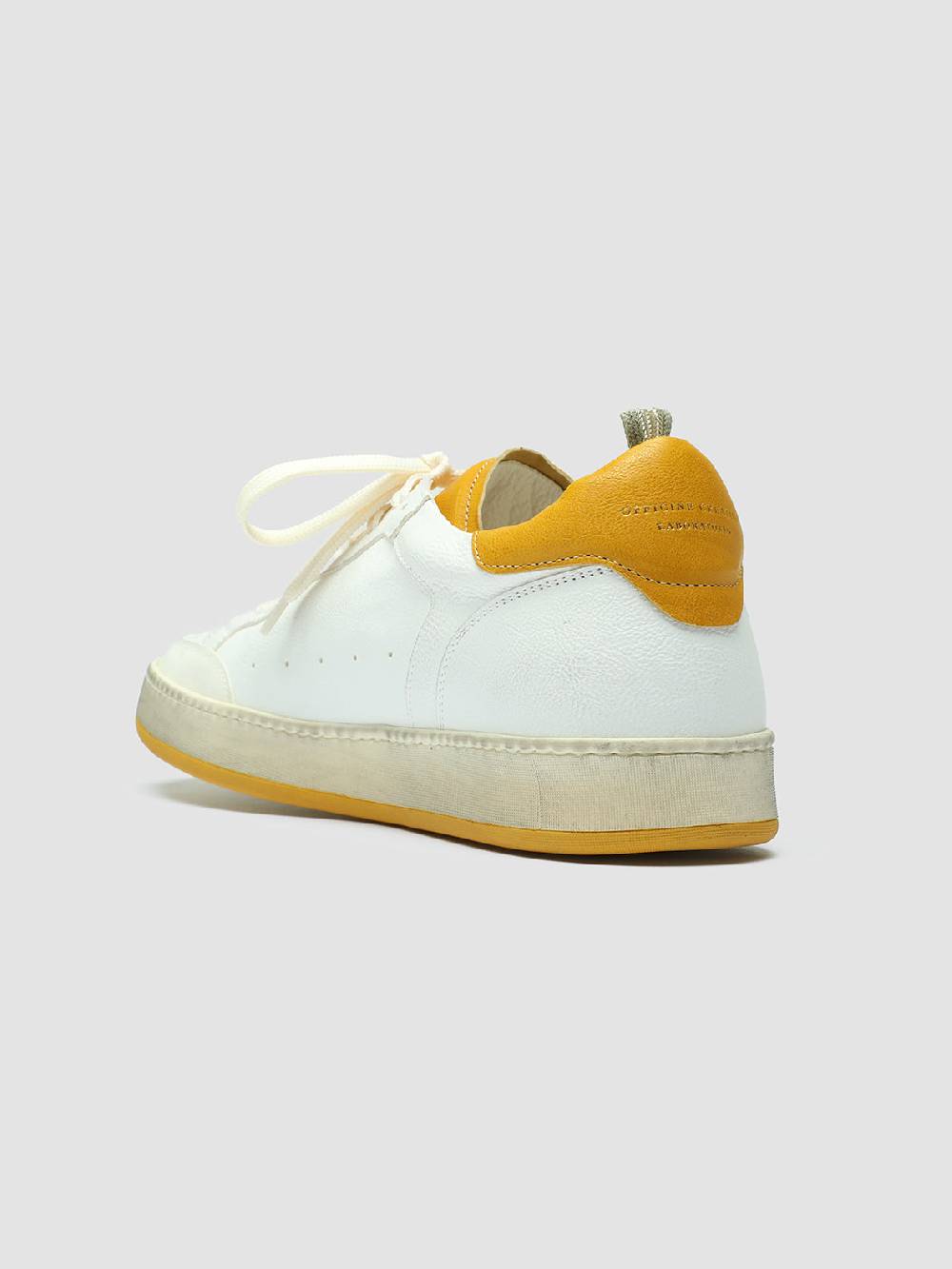 Officine Creative MAGIC 001 Sneakers in Pelle e Camoscio Bianco I Più Venduti