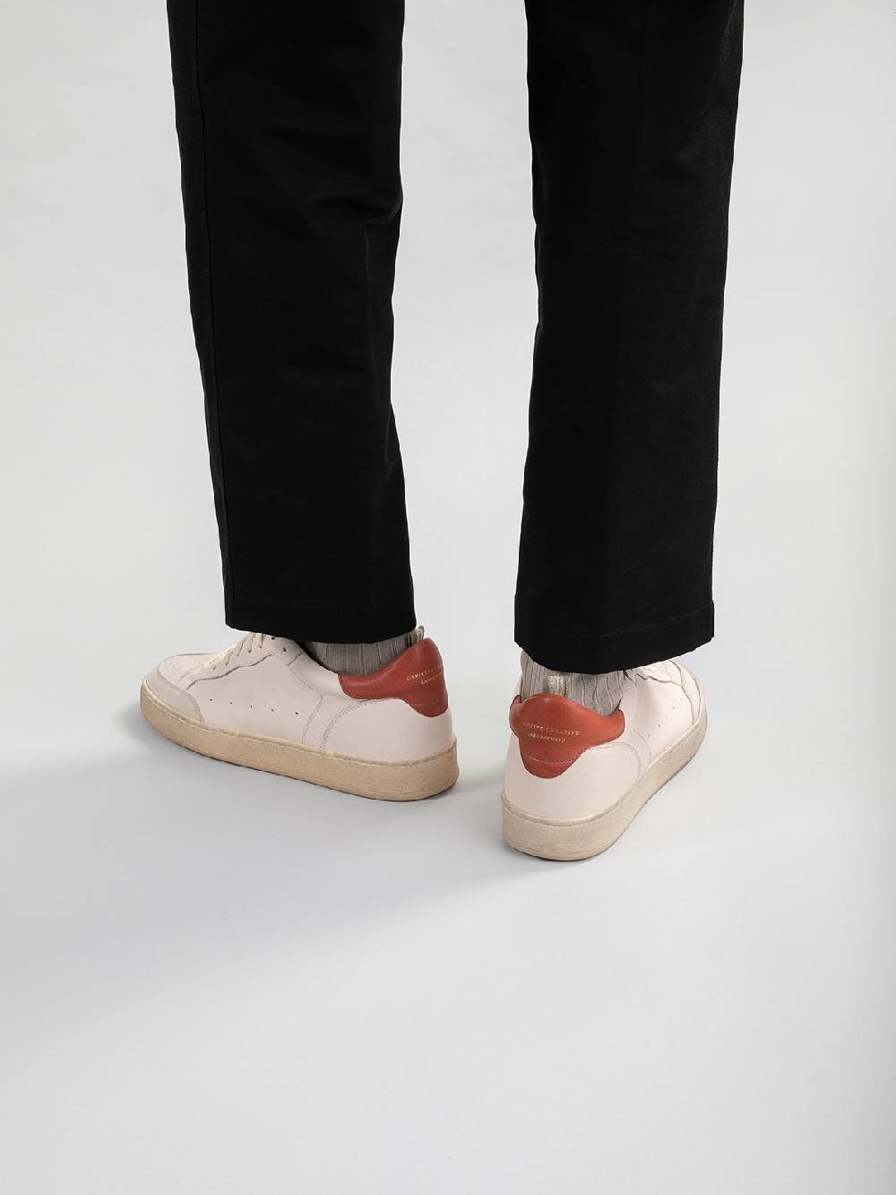 Officine Creative MAGIC 001 Sneakers in Pelle e Camoscio Bianco I Più Venduti