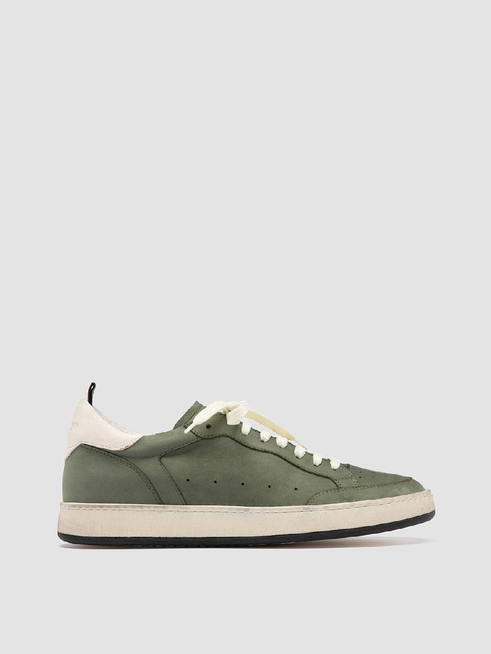 Officine Creative MAGIC 002 Sneakers in Nabuk Verde In Saldo