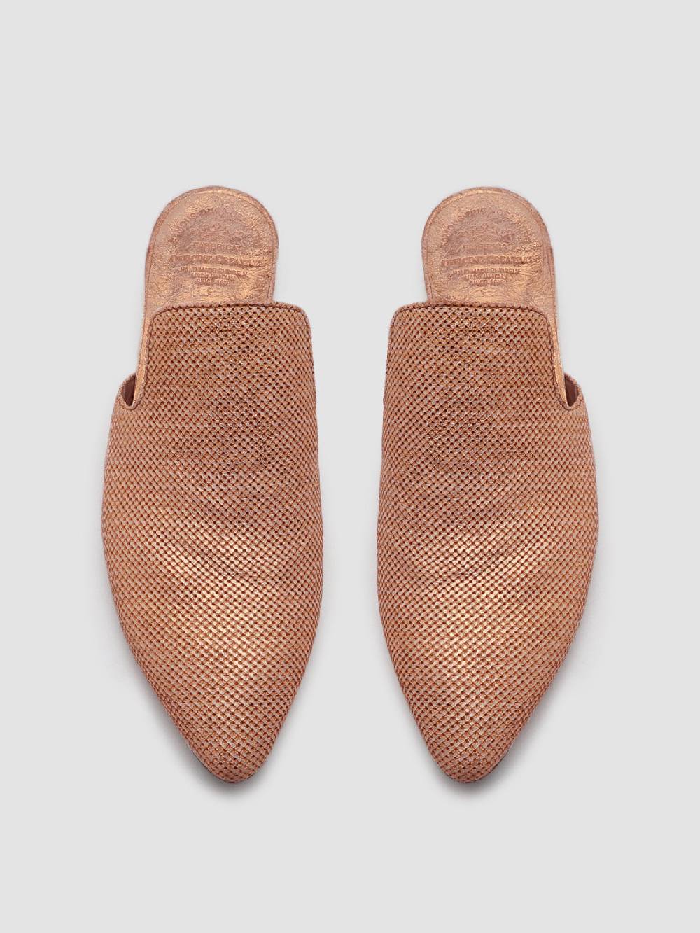 Officine Creative SAUVANNE 006 Sabot in Pelle Marrone Moda