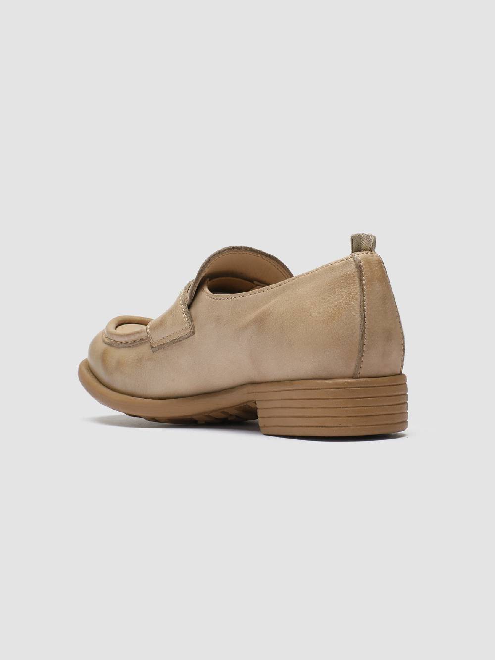 Officine Creative CALIXTE 020 Mocassini Penny Loafer in Pelle Tortora Prezzo di fabbrica