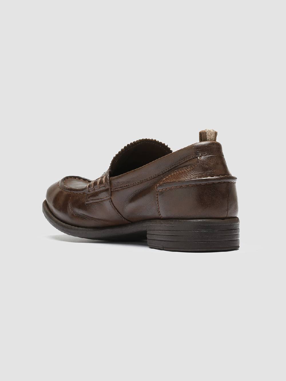Officine Creative CALIXTE 042 Mocassini Penny in Pelle Marrone Offerta speciale