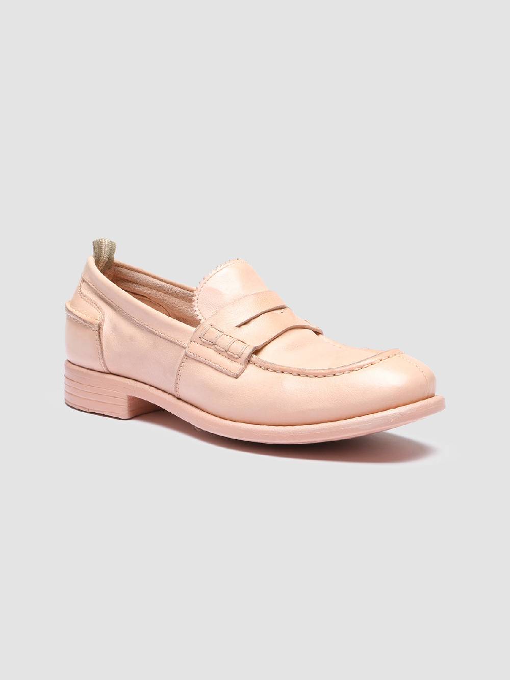 Officine Creative CALIXTE 042 Mocassini Penny Loafer in Pelle Rosa Grande vendita