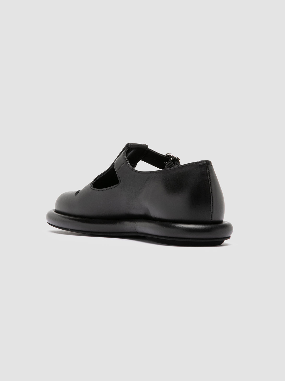 Officine Creative ESTENS 106 Scarpe Basse T-Bar in Pelle Nera Shopping online
