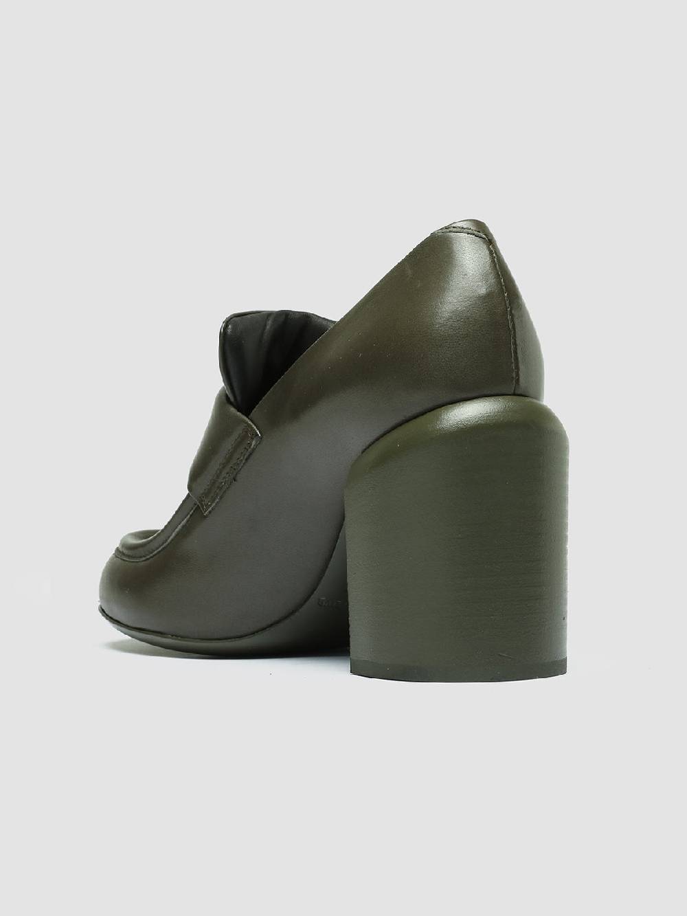 Officine Creative ESTHER 018 Mocassini Penny in Pelle Verde Offerta esclusiva