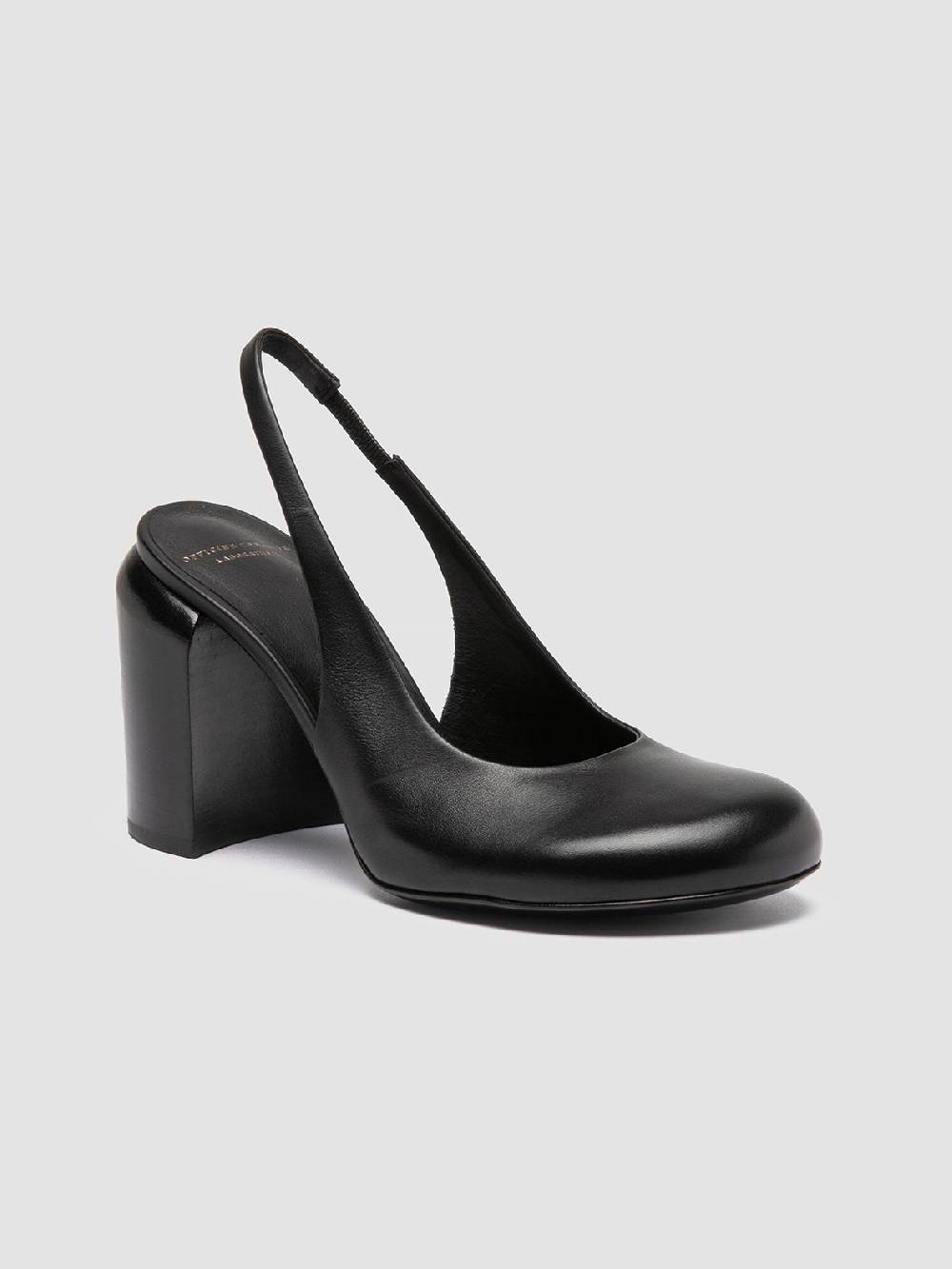 Officine Creative ESTHER 021 Sandali Slingback in Pelle Nera Vendite stagionali