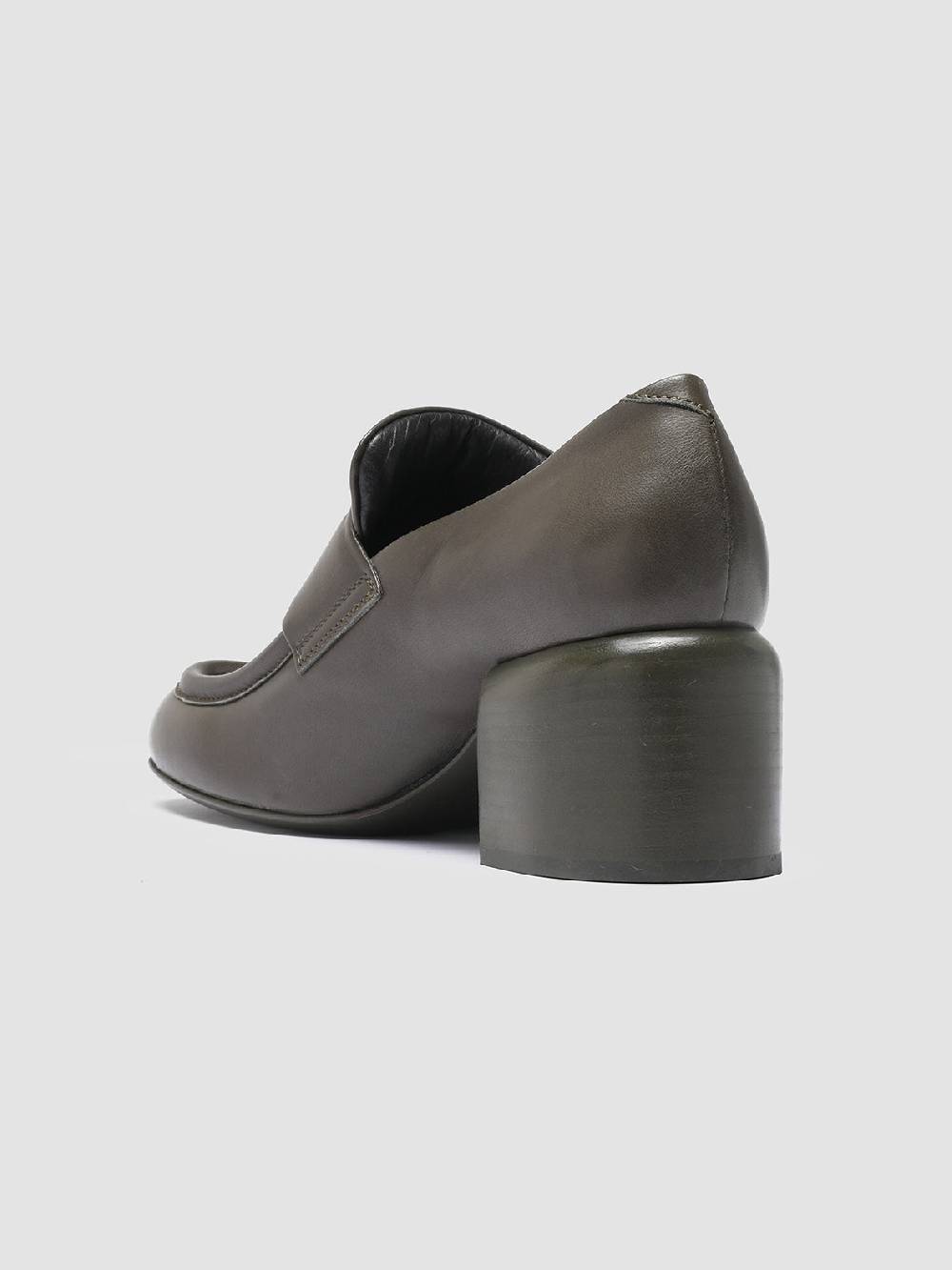 Officine Creative ETHEL 001 Mocassini Penny in Pelle Verde Cyber Monday