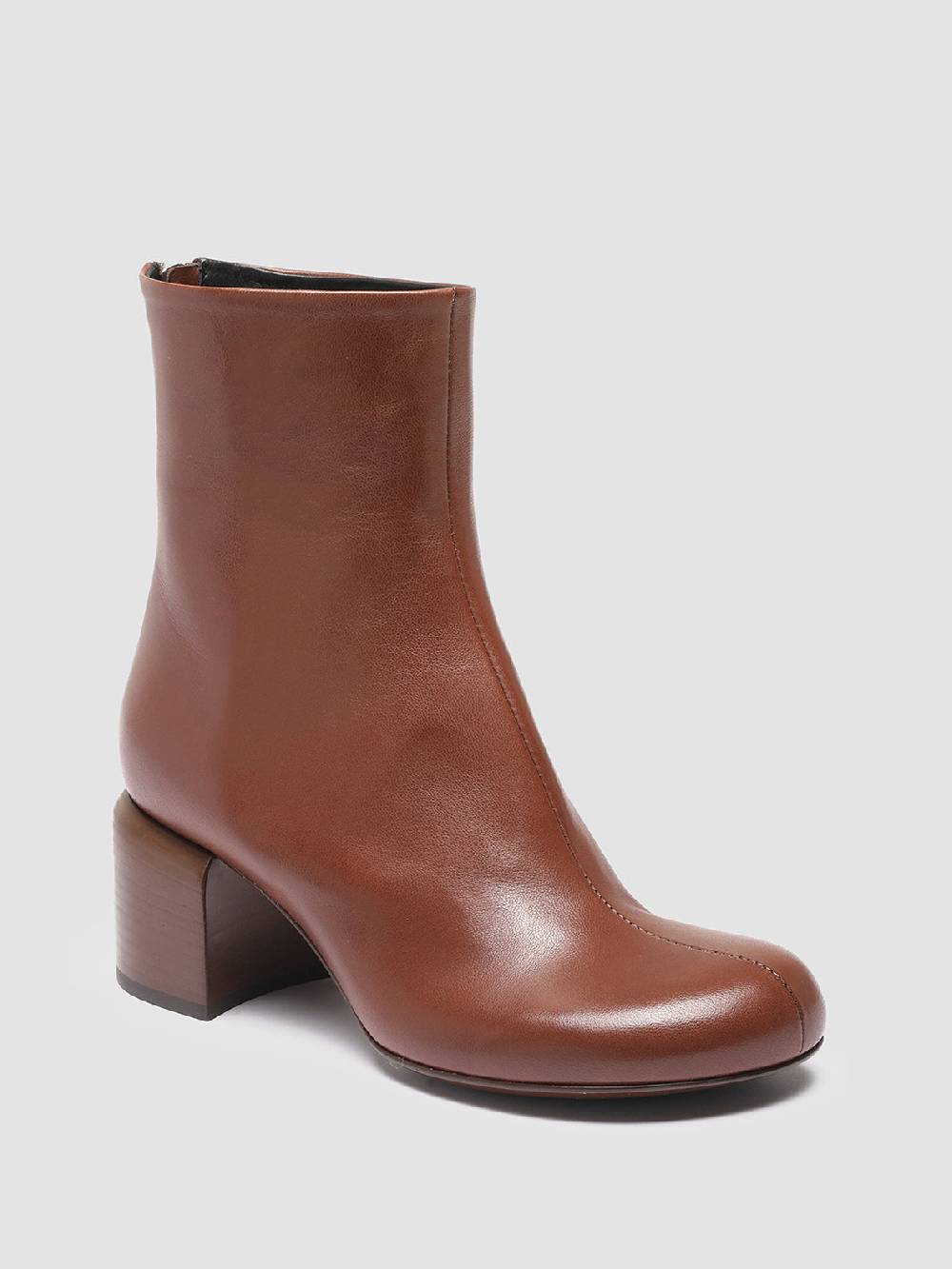 Officine Creative ETHEL 004 Stivaletti in Nappa Marrone Offerta natalizia